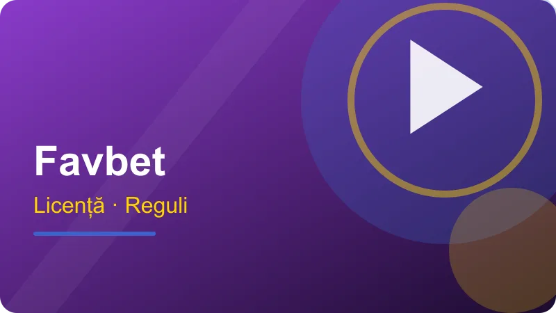 Joc responsabil la Favbet Casino – ilustrație pentru secțiunea Favbet