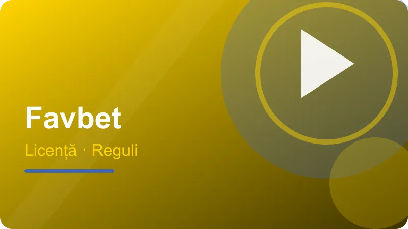 Primii pași ca jucător Favbet Casino – ilustrație pentru secțiunea Favbet